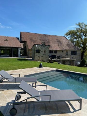 Agreable Chambre D Hote Avec Piscine Et Jacuzzi Thégra Exteriér fotografie
